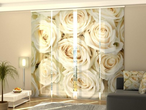 Set tende pannello rose - 4,