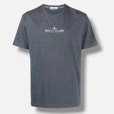 Stone Island Men's Gray Logo