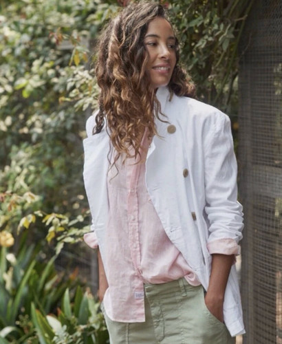 Giacca media blazer pavone