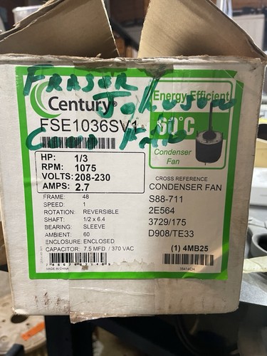 Century fse1036sv1 motore - century,