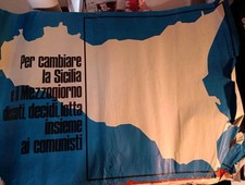 Manifesto PCI  Cambiare La Sicilia 1971