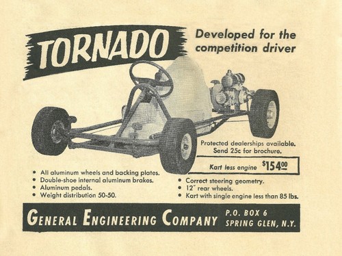 Pubblicità kart tornado - pubblicità,