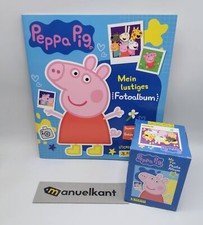 PEPPA PIG my Fun Photo album vuoto + box 36 bustine figurine Panini