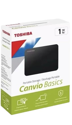 Toshiba canvio basics 1tb - toshiba,