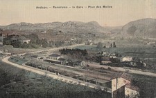 Anduze panorama gare - anduze,