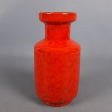 Vaso Ceramica Rosso Fuoco