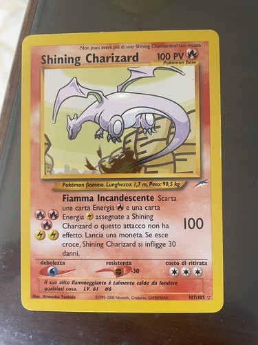 Shining charizard 107 105 - shining, holo
