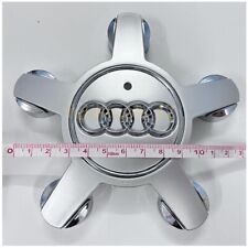 tappo coprimozzo borchia ragno a stella 4F0601165N audi 135mm grigio argento