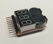 Lipo Tester Warner Buzzer 1S