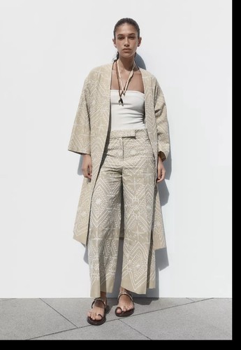 Zara coord set blazer kimono - coord,