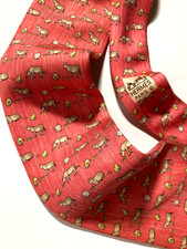 CRAVATTA HERMES VINTAGE MUCCA