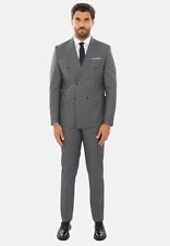 Abito Uomo Gessato Doppiopetto