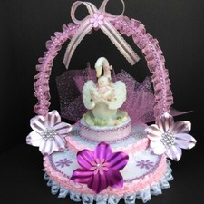 Bellissimo cake topper bimba baby shower centrotavola decorazione compleanno bomboniera.