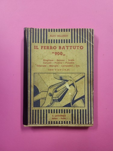 Vecchio libro ferro - il, battuto
