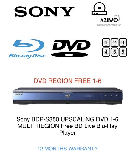 Sony bdp s350 rca - bdp-s350, hdmi
