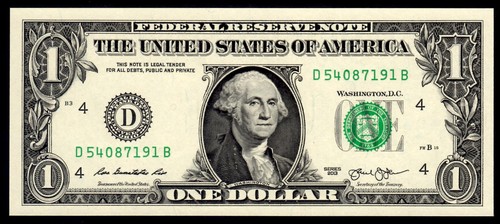 Usa one dollar - one, mint