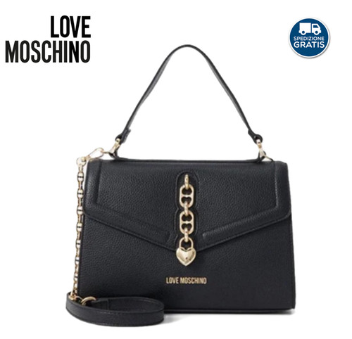 Borsa donna love moschino nero - moschino,