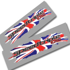 Adesivi Grafici Per Speed Triple 1050 Bandiera Dell'Unione X2 Piccoli PIANI