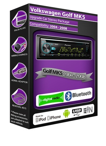 Golf mk5 radio - dab,