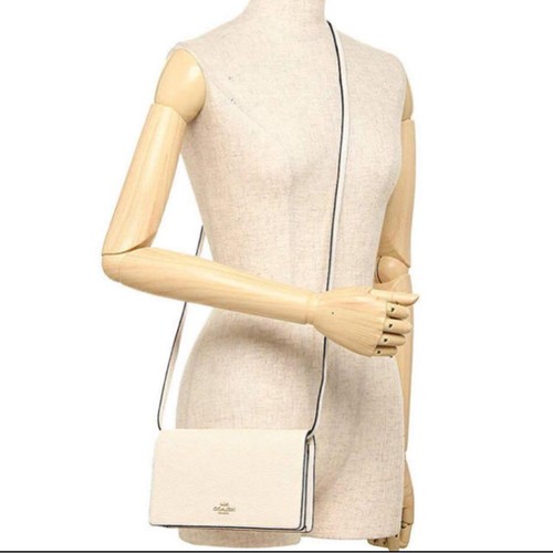 Borsa tracolla coach - coach, gesso