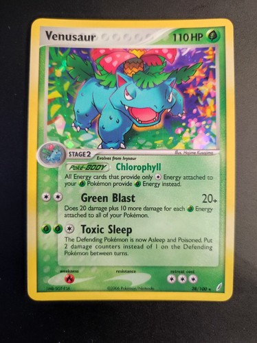 Venusaur holo 28 100 - venusaur, 28/100