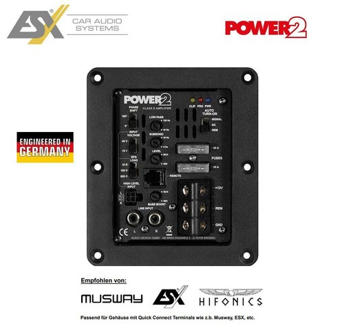 Esx power2 amplificatore mono - esx,