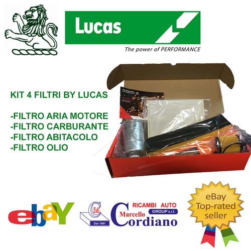 Kit tagliando filtri lucas - kit,