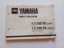Yamaha FJ 1200 3CV1- 3CW1 1988 catalogo ricambi originale spare parts catalogue