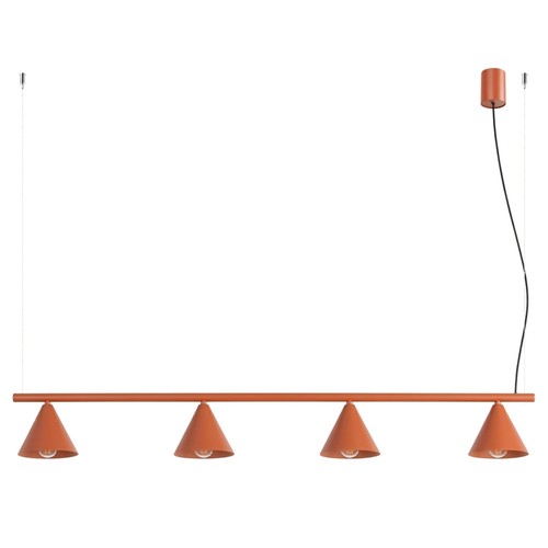 Lampadario nox moderno 4 - nox, 4l
