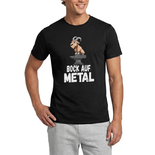 Shirt uomo bock metal - t-shirt,