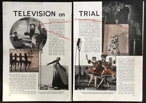 1935 bbc televisione al - 1935, "televisione