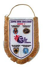 GAGLIARDETTO ULTRAS COLLETTIVO FIORENTINA COPPA UEFA 2007 2008 AUTOGRAFATO