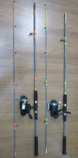 coppia di CANNA DA PESCA con MULINELLO DECATHLON 455 grammi CAPERLAN LEDGERING