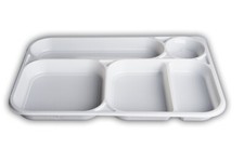 Vassoi monouso 5 scomparti in