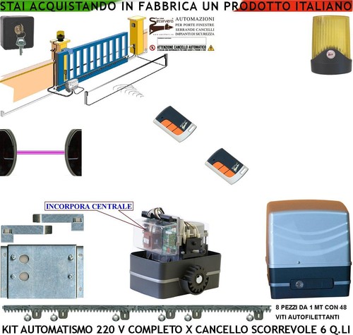 Cancello elettrico scorrevole - cancello,