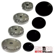 Kit 4 bruciatori + piattelli piano cottura cucina gas Candy Hoover 4 fuochi