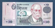 (DN) Uruguay 10 Pesos 1998