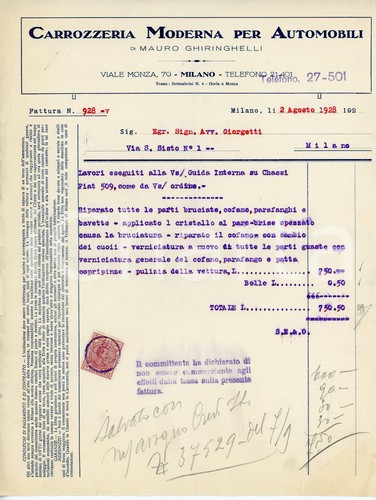 1928 milano viale - 1928,