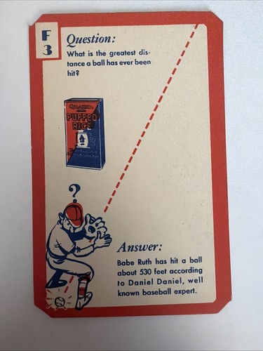 1934 quaker baseball - quaker, trivia