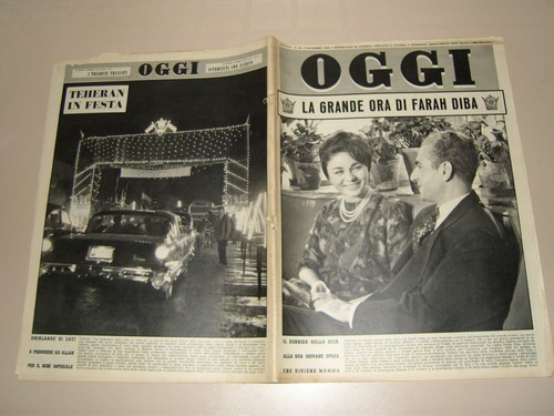 Oggi 1960 farah - oggi=1960/44=farah, diba=reza