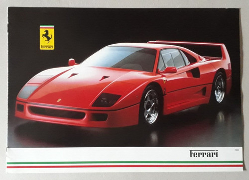 Brochure gamma ferrari 1989 - brochure,