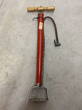 Palla bici vintage made in Germany pompa manuale SKS rossa con manico in legno