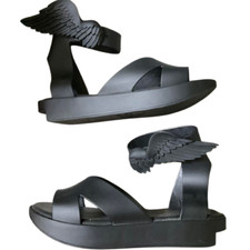 Sandali Melissa Vivienne Westwood ala di cavallo a dondolo neri