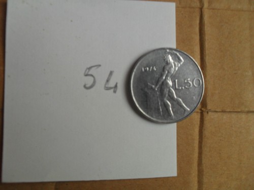 Moneta lire italiane anno - lire,