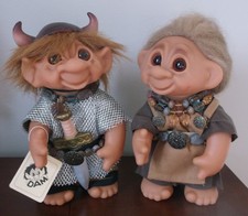 PAIR OF DAM  9" VIKING TROLLS