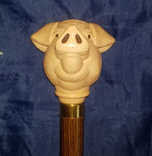 Pigs Head Vintage Wooden
