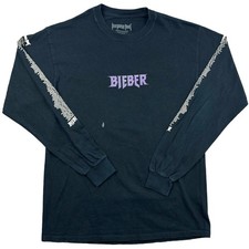T-shirt Justin Bieber nera