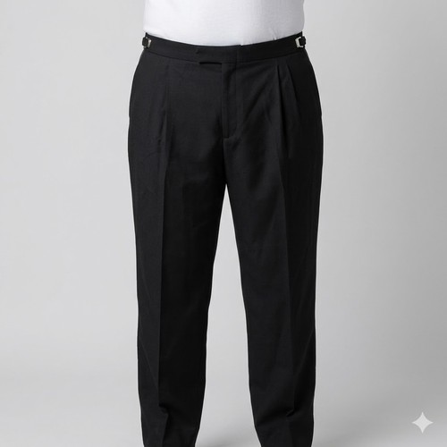 Pantalone smoking formale lana