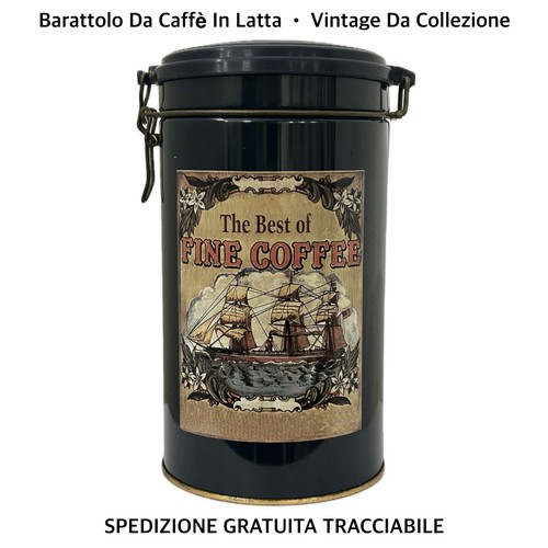 Barattolo latta caffè - latta,