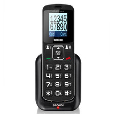 AFFARONE - BRONDI  Amico Home - Telefono Cellulare GSM Dual SIM Nero